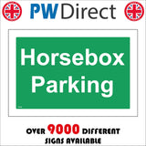 VE499 Horsebox Parking