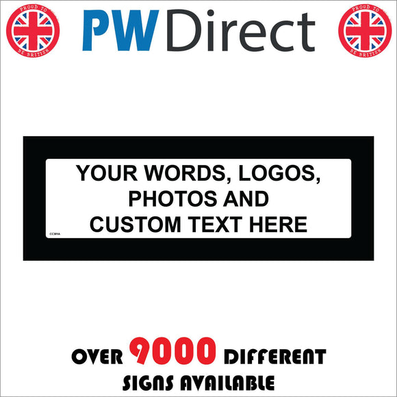 CC301A Your Words Choice Text Logo Photo Pics Custom Image