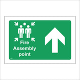 FS528 Fire Assembly Point Up Arrow