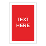 CC102H Text Words Choice Create Custom Red Danger Fire