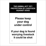 TR759 Animal Act 1971 Protection Livestock Dogs Under Control