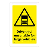 TR812 Drive Thru Unsuitable For Large Vehicles