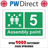 FS489 Fire Assembly Point 5