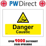 HA319 Danger Caustic