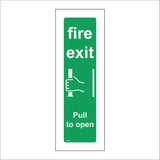FS366 Fire Exit Pull To Open