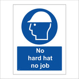 MA923 No Hard Hat No Job