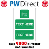 CC668 Choose Symbol Text Words Made To Order Create Custom Green
