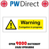 HA348 Warning Fumigation In Progress