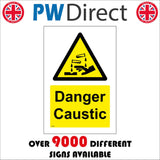 HA297 Danger Caustic
