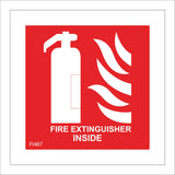 FI487 Fire Extinguisher Inside