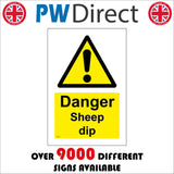 WT493 Danger Sheep Dip