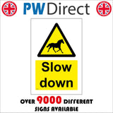 WT478 Slow Down Horses