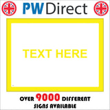 CC001J Text Here Choice Design Words Warning