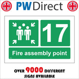 FS564 Fire Assembly Point 17