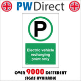 TR813 Electric Vehicle Recharging Point Only