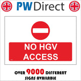 TR892 No HGV Access