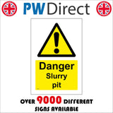 WT491 Danger Slurry Pit