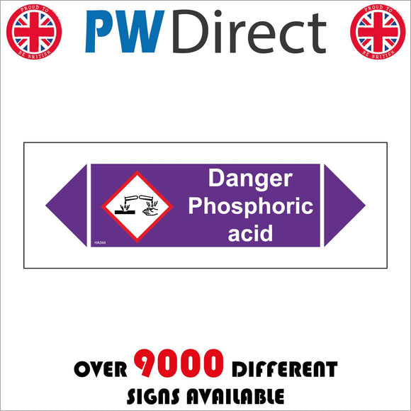 HA344 Danger Phosphoric Acid