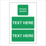 CC668 Choose Symbol Text Words Made To Order Create Custom Green