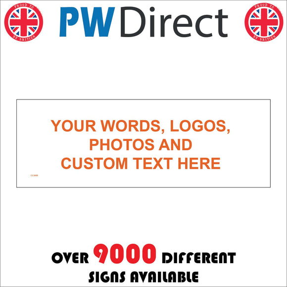CC303E Words Text Orange Logo Custom Image Photo Design Choose