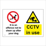 CT101 An Offence Not To Clean Up After Your Dog CCTV In Use