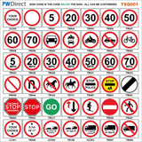 TR891 130 KMH European International Speed Limit