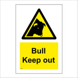 WT467 Bull Keep Out