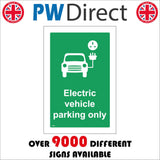 TR822 Electric Vehicle Parking Only