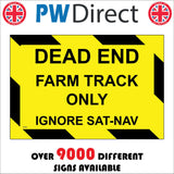 TR940 Dead End Farm Track Ingore Sat Nav