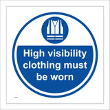 MA983 High Visibility Clothing Must Be Worn