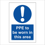 MA911 PPE Must Be Worn