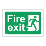 FS391 Fire Exit Right Running Man