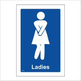 TS108 Ladies Bursting Urgent Blue On White