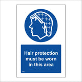 MB063 Hair Protection Must Be Worn