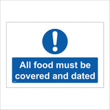 MA906 All Food Must Be Covered And Dated