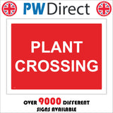 CS188 Plant Crossing Sign