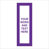 CC351G Choice Words Text Design Purple Quirky Funky Unique Wacky