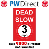 TR853 Dead Slow 3 Mph