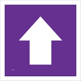 WM067G Forward North Nature Trail Arrow Purple Countryside Guide