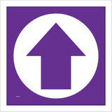 WM065G Directon Ahead North Arrow Purple Ramble Marker Guide