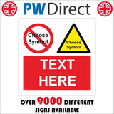 CC682 Made To Order Text Choice Symbol Logo Design Custom
