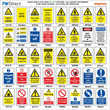 WT461 Warning Maximum Load Capacity Made To Order