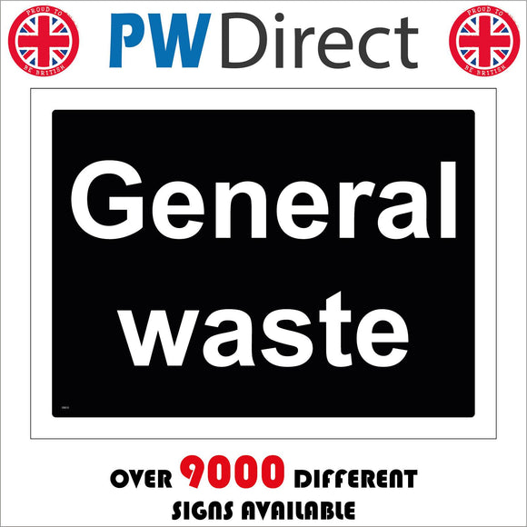 CS212 General Waste Sign