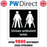 TS266 Unisex Ambulant Toilet White On Black