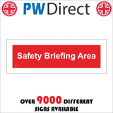 CS404 Safety Briefing Area Emergency Rescue