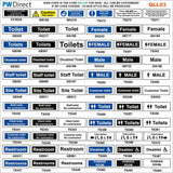 AQLL03 Toilet Customer Client Contractor Staff Disabled Site Logo