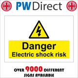 WT412 Danger Electric Shock Risk
