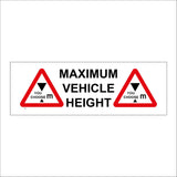 TR740 Maximum Vehicle Height Restriction Choice Custom