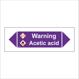 HA342 Warning Acetic Acid