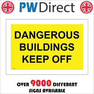 GG145 Dangerous Building Keep Off